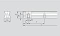 Рельс R1647 803 31 Bosch Rexroth